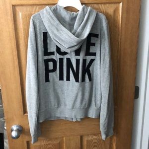 Zip up Pink Sweatshirt